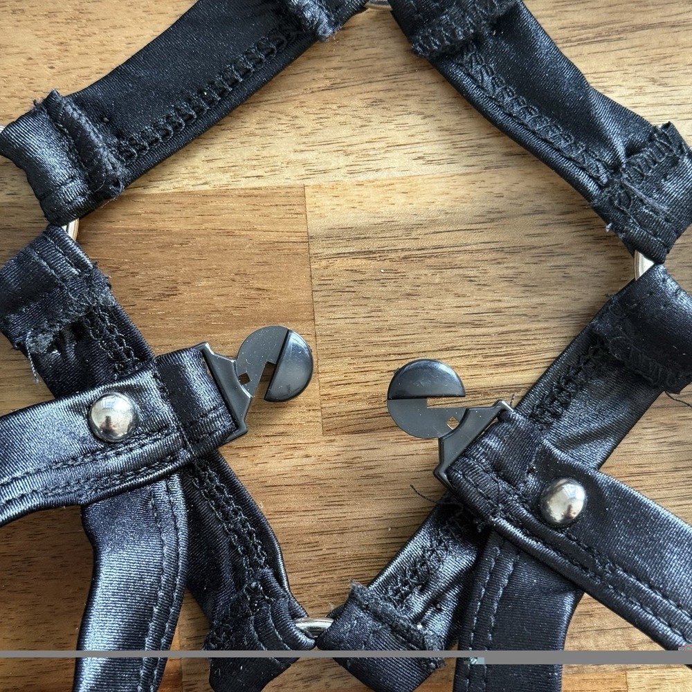 LUST Body Harness Women's S/M Y2K Bondage Erotic Lingerie Babydoll Made In USA - Picture 6 of 8